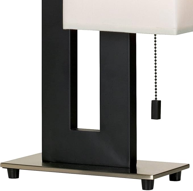 360 Lighting Floating Square 20 1/2" High Small Modern Accent Table Lamps Set - Image 3