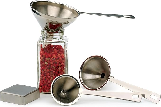 RSVP International Endurance Collection Kitchen Spice Jar/Oil Bottle Funnel - Image 7
