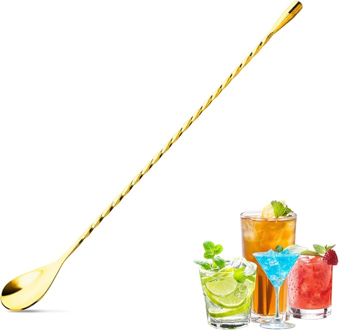 12 Inches Bar Spoon, Long Handle Mixing Stirrers by eispap