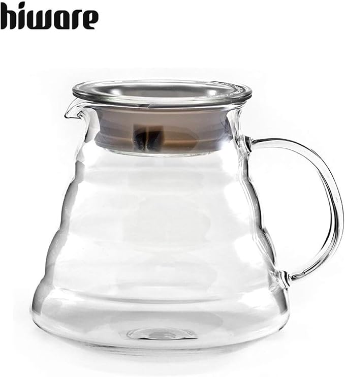Hiware 600ml Coffee Server, Standard Glass Coffee Carafe, Coffee Pot - Image 5