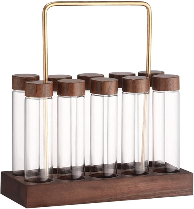 10x Single Dose Coffee Bean Storage Tubes Coffee Bean Cellar by Unknown