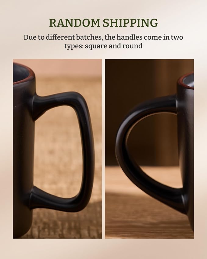 famiware Coffee Mugs Set of 4, Nebula 14oz Coffee Mugs, Ceramic Cup Set - Image 3