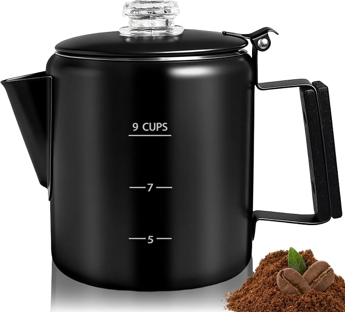 9 Cup Percolator 304 Stainless Steel Coffee Pot Coffee Maker Coffee Machine by Theperfectcombinationofcoffeehomeandhealthylivingmakingeverydayadayofrituals