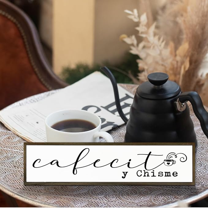 Funny Coffee Wood Sign, Coffees Bar Decoration, Rustic Coffee Station Decor - Image 5