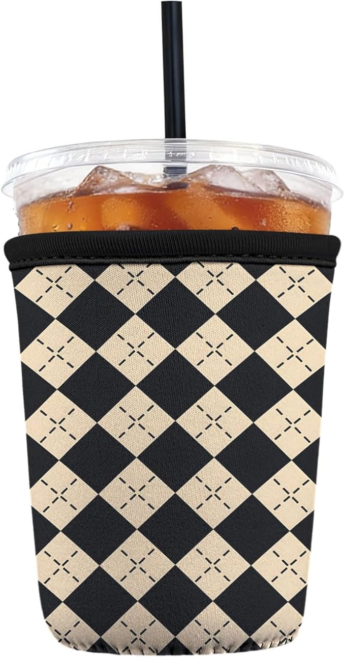 Reusable Insulated Neoprene Iced Coffee Sleeve by Cavllson