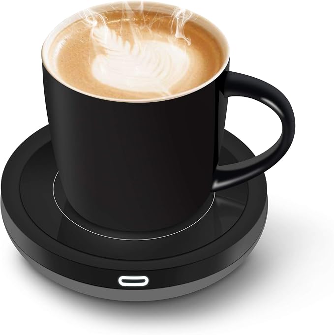 BESTINNKITS Smart Coffee Cup Warmer Set, Auto On/Off Gravity-induction Mug by BESTINNKITS