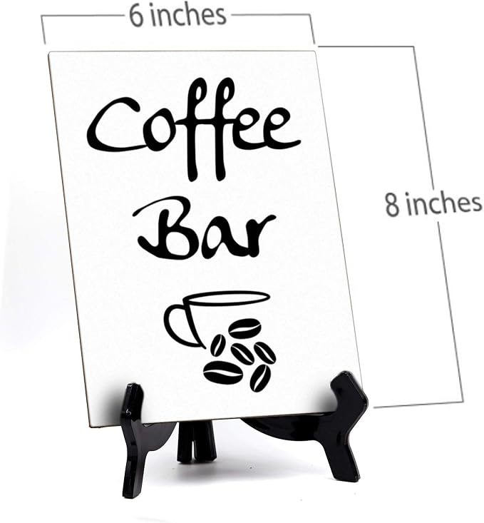 Signs ByLITA Coffee Bar, Table Sign - Image 3