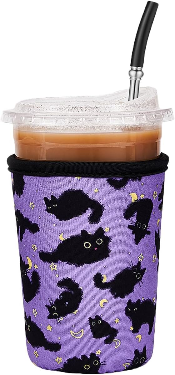 Iced Coffee Sleeve Reusable Medium 22-28oz by Cavllson