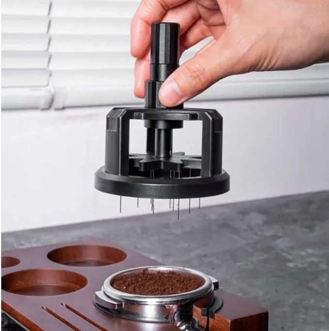 58mm WDT Espresso Tool – Adjustable Height Coffee Distributor & Leveler - Image 6