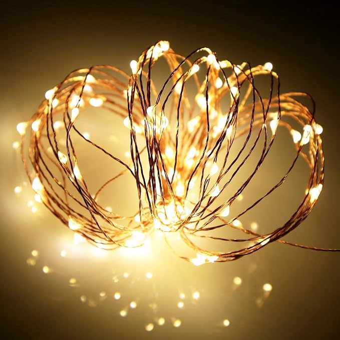 Ariceleo Led Fairy Lights Battery Operated, 4 Packs Mini Battery Powered Copper - Image 6