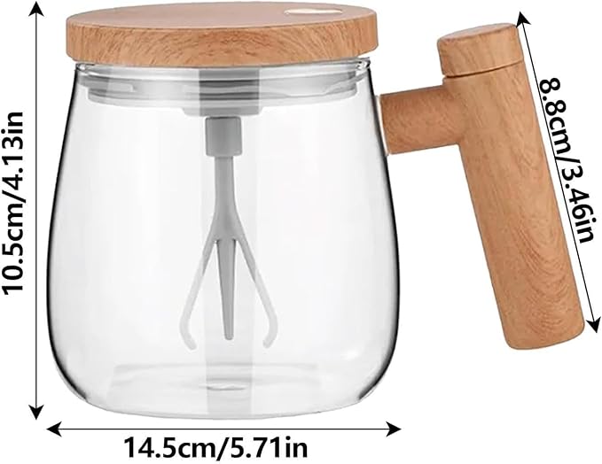 Electric Mixing Mug Self Stirring Coffee Mug, 400ml Lightweight High Speed - Image 2