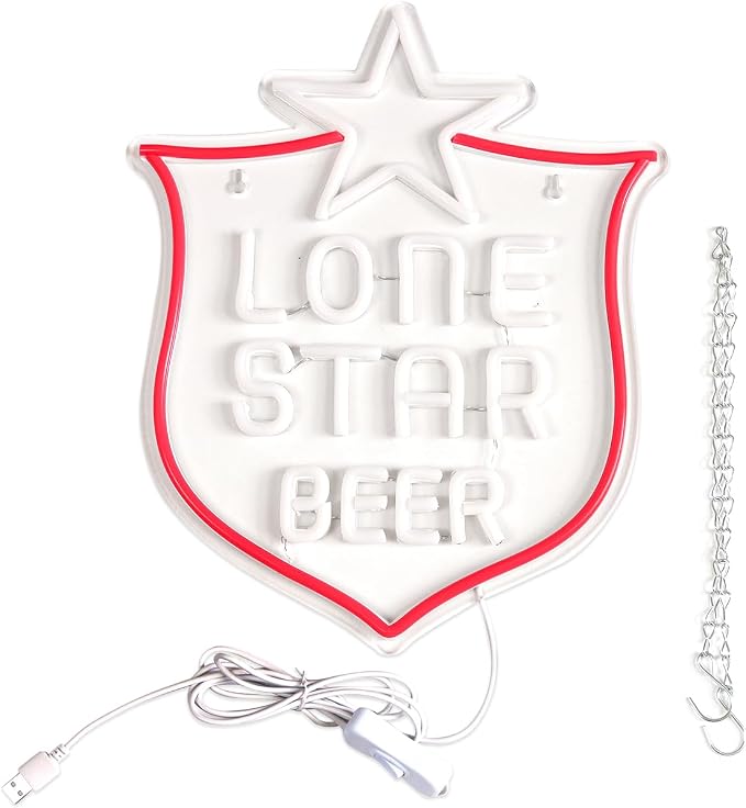 Lone Star Neon Signs for Wall Decor Neon Lights for Bedroom Led Signs Suitable - Image 6