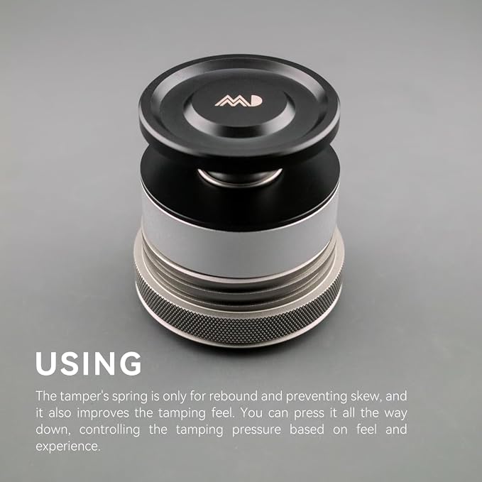 MADBALL Design, Anti-bias Spring Coffee Tamper and Dosing Ring Set - Image 2