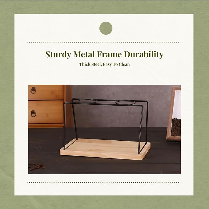 Coffee Dripper Stand, Double Holes - Image 5