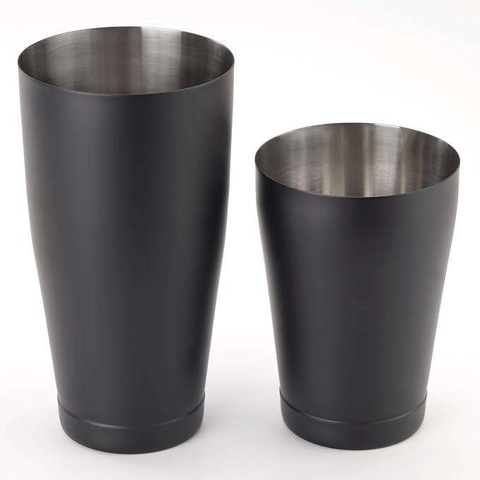 Barfly Shaker Cocktail Tin, Matte Black - Image 2