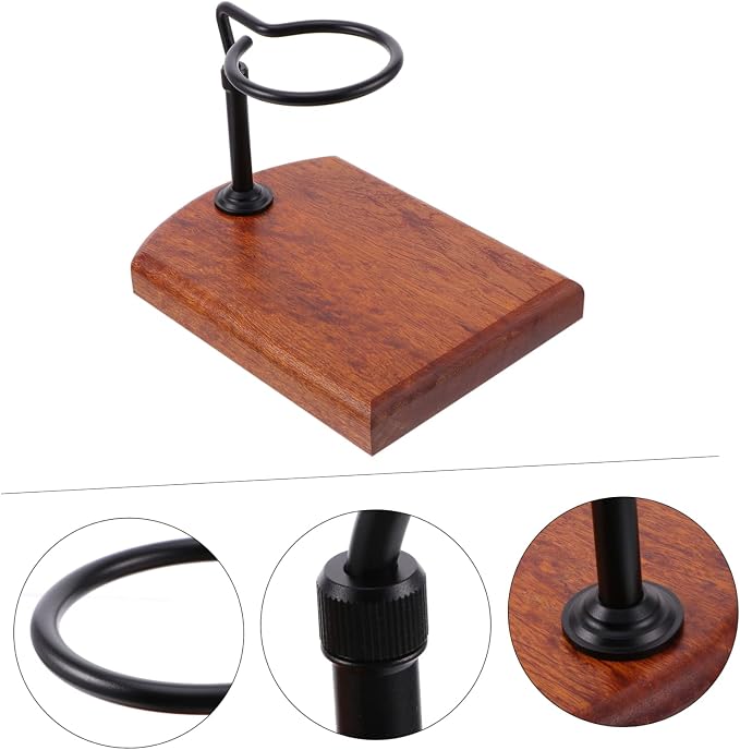 1pc Wood Coffee Dripper Stand Height Base Coffee Filter Holder - Image 2