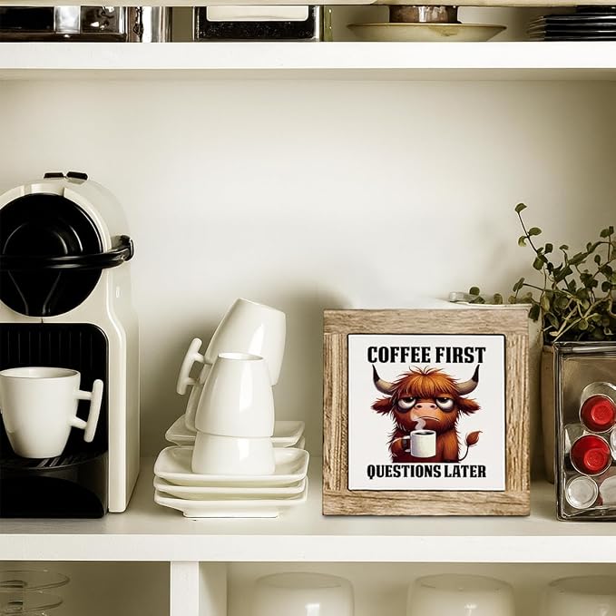 First I Drink the Coffee and Then I Do the Things, Funny Coffee Decor - Image 5