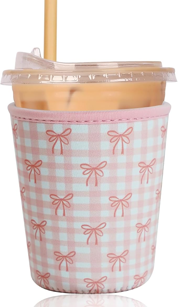 Reusable Insulated Sleeve for Iced Coffee Cup, Coffee Neoprene Sleeve for Cold by Unknown