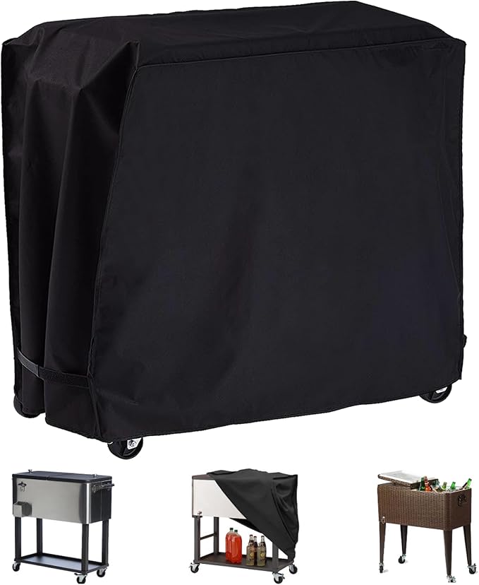 Cooler Cart Cover Waterproof, Universal Patio Cooler Cover by Sqodok