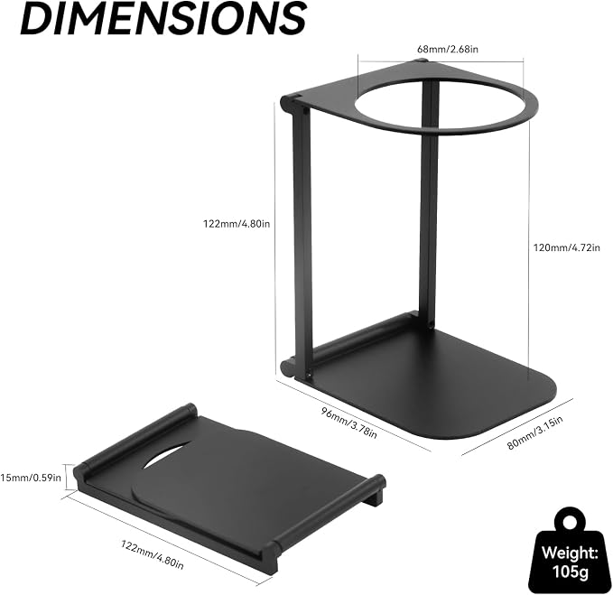 Zayin Travel Coffee Maker Stand, Portable & Foldable Espresso Machine Stand - Image 6