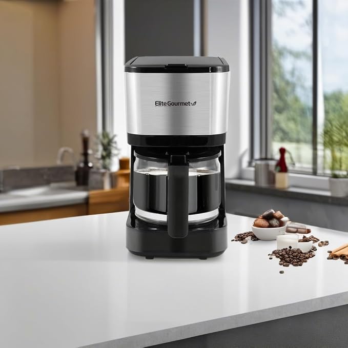 Elite Gourmet EHC9420 Automatic 5-Cup Brew & Drip Coffee Maker - Image 5