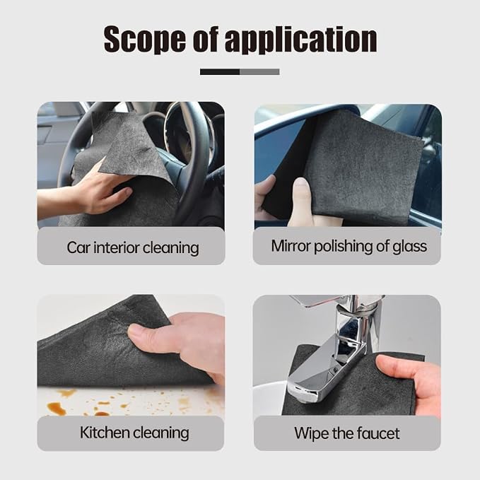 Wegodal Thickened Magic Cleaning Cloth, New Upgrade Reuseable Streak Free - Image 4