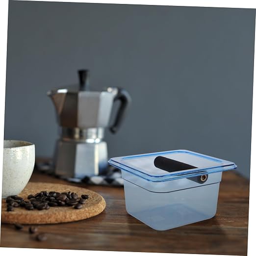 Mikikit Large Espresso Acrylic Grounds Disposal Bin - Image 4