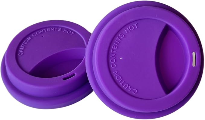 Silicone Cup Covers, Reusable Silicone Lids by NumRealmNumberIDTagsLabels