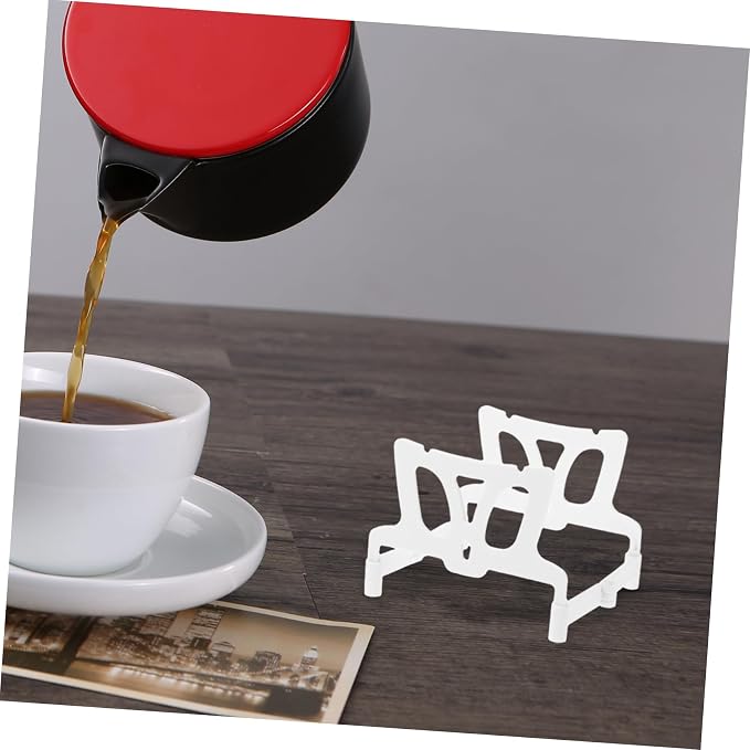 IMIKEYA Foldable Coffee Filter Holder Rack Drip Paper Storage Stand - Image 8