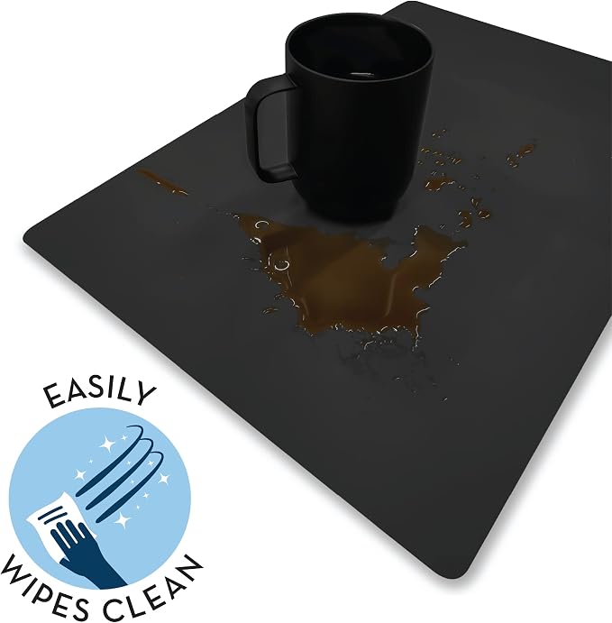 S&T INC. Coffee Mat, Silicone Bar Mat - Image 3
