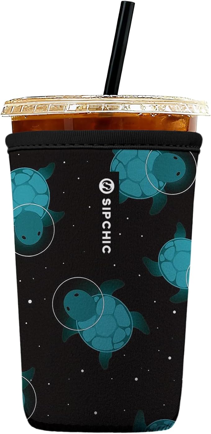Iced Coffee Sleeve – Neoprene Reusable Cup Sleeves by Unknown
