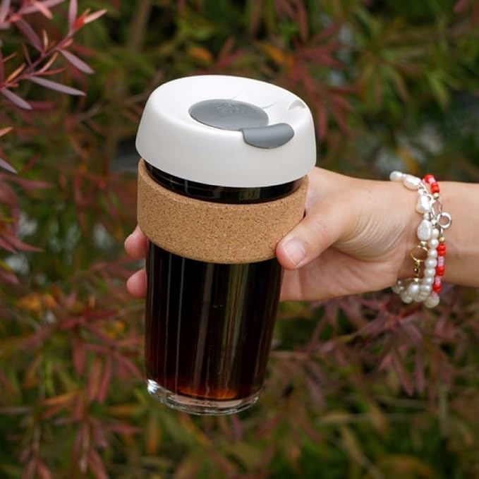 KeepCup Brew Cork, Reusable Glass Tumbler - Image 2