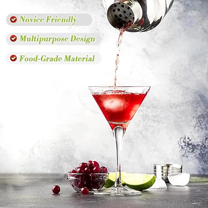 Cocktail Shaker, 24oz Drink Mixer - Image 3