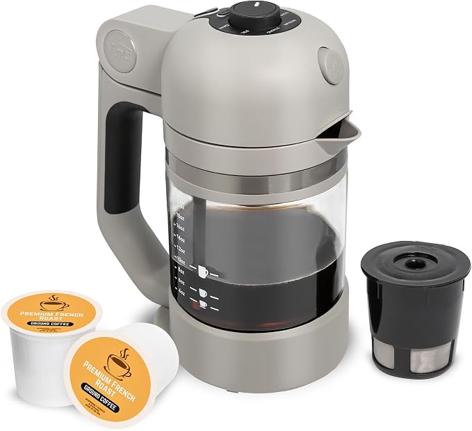 VINCI Micro Café Smallest Single-Serve Glass Coffee Brewer | Compatible by VinciHousewares