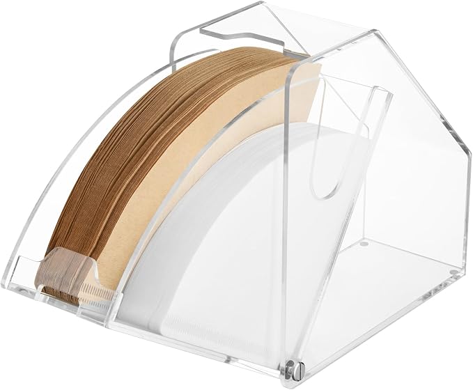 Coffee Filter Holder With Lid by Homakover