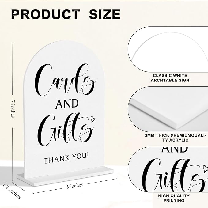 Cards And Gifts Sign, Gift Table Sign, Wedding Signs - Image 3