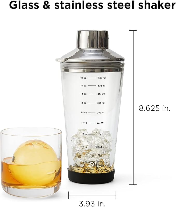 Rabbit 18 oz Glass Cocktail Shaker - Image 2