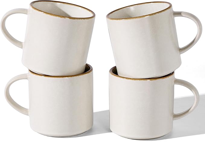 famiware Coffee Mugs Set of 4 Nebula 14oz Coffee Mugs, Ceramic Cup Set by Famiware