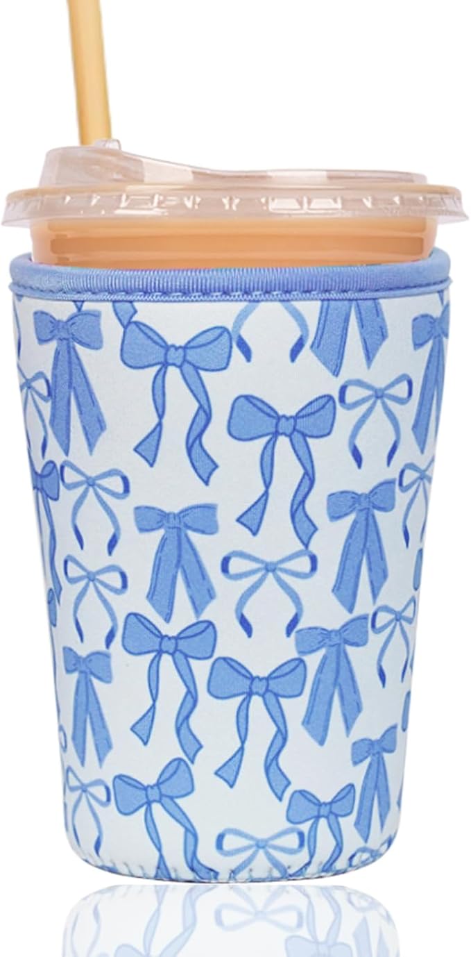 Reusable Insulated Sleeve for Iced Coffee Cup, Coffee Neoprene Sleeve for Cold by Unknown