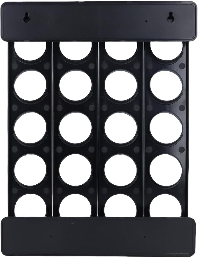 Coffee Pods Display Rack, 24.5x32x4.2cm / 9.6x12.6x1.7in 20 Pots Wall Mountable - Image 9