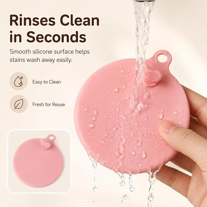 6 PCS Silicone Cup Lids, Reusable Anti-Dust Cup Lids - Image 4