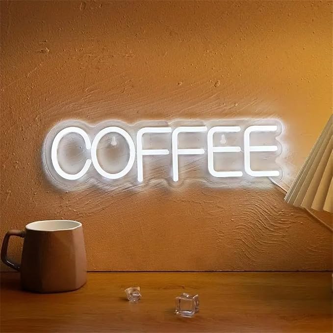 Coffee Neon Sign for Wall Décor Dimmable Coffee Bar LED Neon Light for Cafes - Image 7