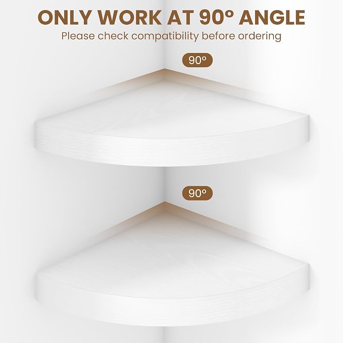 Fun Memories Floating Corner Shelves Set of 2 - Image 5