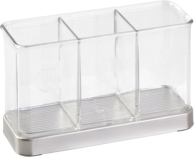 mDesign Cutlery Holder Modern Cutlery Basket - Image 8