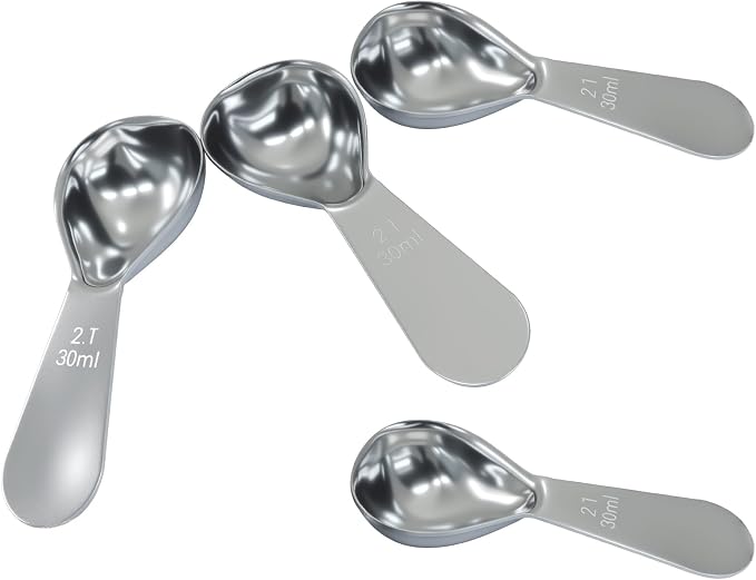 4Pcs 2Tbsp Stainless Steel Coffee Scoop, Short Handles Coffee Spoons 2 - Image 5