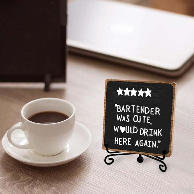 Funny Home Bar Plaque, Wooden - Image 4