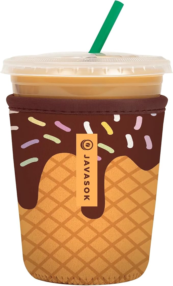 Sok It JavaSok Iced Coffee & Cold Soda Insulated Neoprene Cup Sleeve by SokIt