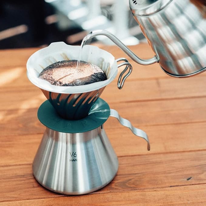 Hario Outdoor V60 Metal Dripper, 02 Silver - Image 7