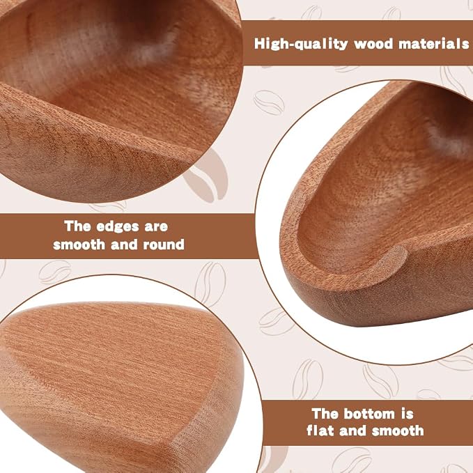Coffee Bean Dosing Cup, Wood Coffee Dosing Tray Coffees Bean Weighing Tray - Image 7