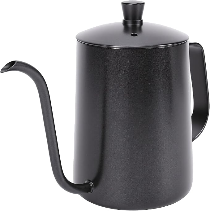 POCREATION Gooseneck Coffee Kettle Pour Over Coffee Kettle 600ml Stainless Steel - Image 2